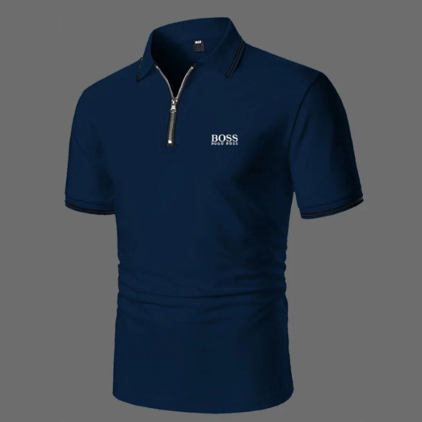 Poloshirt con Cremallera