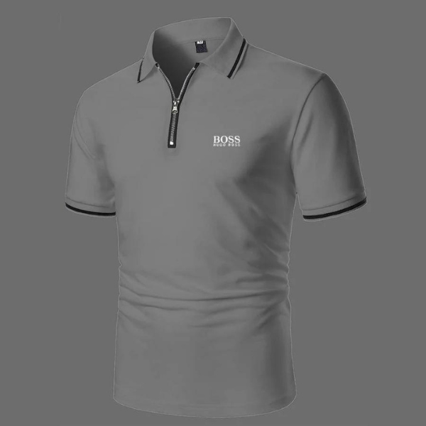 Poloshirt con Cremallera
