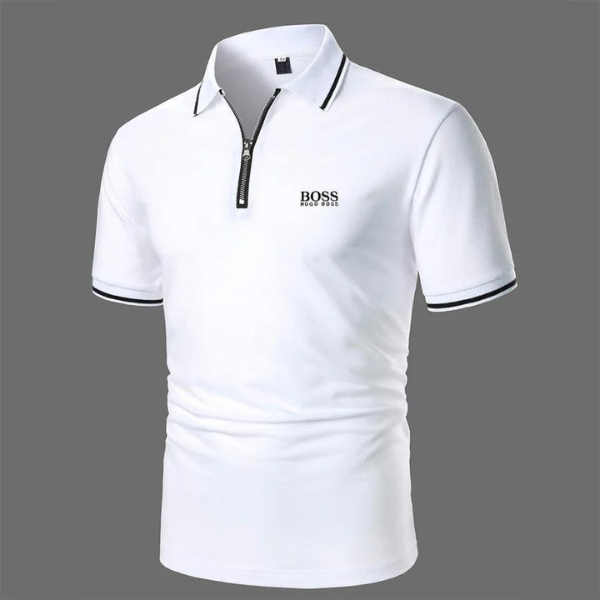 Poloshirt con Cremallera